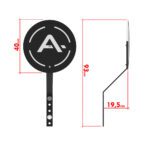 Alvo Simples para Wall Ball D400x3mm + Haste Projetada - ALPHA - Imagem 2