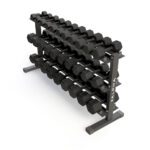 KIT com 30 Dumbbells + Estante (pares do 5 ao 40kg) - ALPHA
