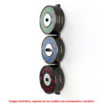 Suporte de parede para Anilhas Olímpicas 3 Pinos - ALPHA - Imagem 2