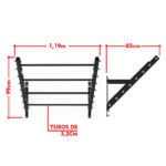 Barras Flying Pull Up - ALPHA - Imagem 3