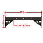 Barra de Ligação de 1,09m (Tubo de 50x80mm com 2,65mm de espessura) - Imagem 2