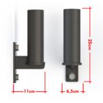 Suporte de Barra Individual para Rigs e Racks (base vertical) - ALPHA - Imagem 3