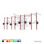 Rack de Parede  Crosstraining 7 módulos-7,16x1,57x3,00(LxPxH) - ALPHA