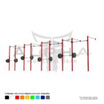 Rack de Parede  Crosstraining 8 módulos-8,73x1,57x3,00(LxPxH) - ALPHA