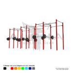 Rack Central Crosstraining 6 módulos duplos -6,09x1,64x3,00(LxPxH) - ALPHA
