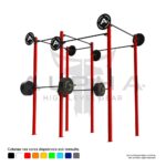 Rack Central Crosstraining 2 módulos duplos c/alvos -1,71x1,64x3,00(LxPxH) - ALPHA