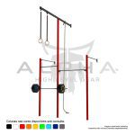 Rack de Parede Intercalado Crosstraining 2 módulos-2,71x1,57x3,00/5,00 (LxPxH) - ALPHA
