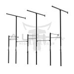 Rack de Parede Intercalado Crosstraining 5 módulos-6,42x1,57x3,00/5,00 (LxPxH) - ALPHA - Imagem 2