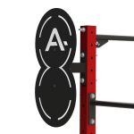 Rack de Parede Intercalado Crosstraining 9 módulos c/alvos duplos-11,70x1,57x3,00/5,00 (LxPxH) - ALPHA - Imagem 3