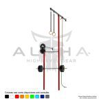 Rack de Parede Intercalado Crosstraining 1 módulos c/alvo  duplo-1,14x1,57x3,00/5,00 (LxPxH) - ALPHA