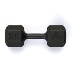 Dumbbell Sextavado em Ferro Fundido 25kg - ALPHA - Imagem 2