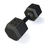 Dumbbell Sextavado em Ferro Fundido 30kg - ALPHA
