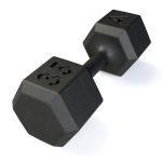 Dumbbell Sextavado em Ferro Fundido 35kg - ALPHA