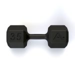 Dumbbell Sextavado em Ferro Fundido 35kg - ALPHA - Imagem 2