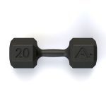 Dumbbell Sextavado em Ferro Fundido 20kg - ALPHA - Imagem 2