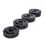 Kit Anilhas Olímpicas Fracionais Injetadas 20kg