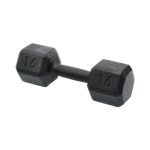 Dumbbell Sextavado de Ferro Fundido Pintado 12kg - Standard